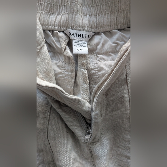 Athleta Voyager Linen Pants 0P - Picture 4 of 4